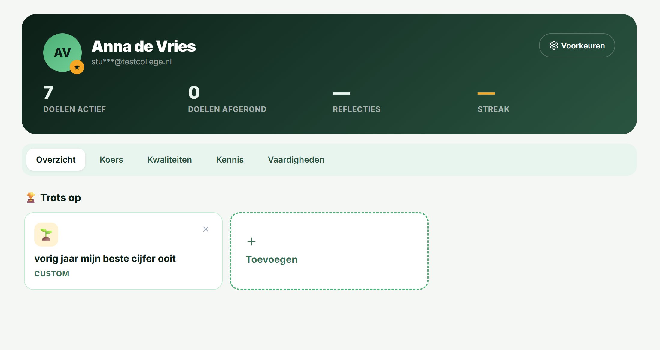 Talent Tree — De Groei Hub